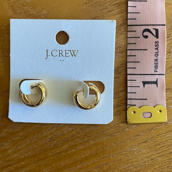 J. Crew Gold Hoop Earrings - Picture 3 of 3